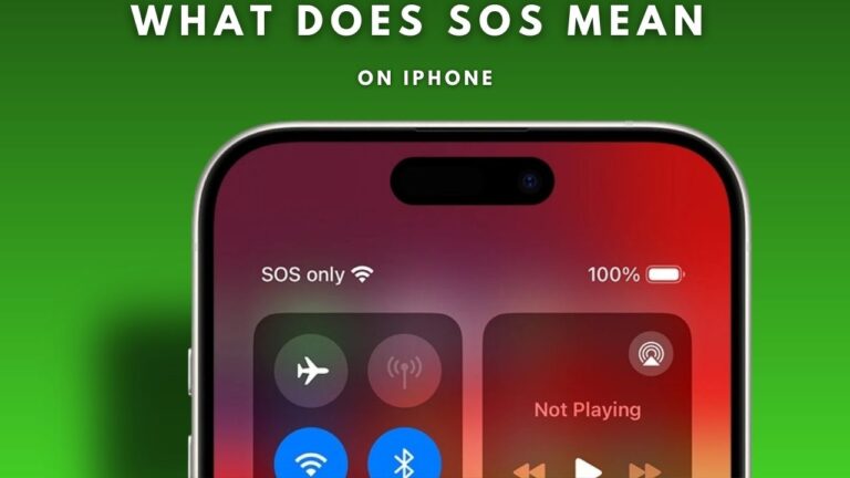 What Does SOS Mean on iPhone? A Complete Guide