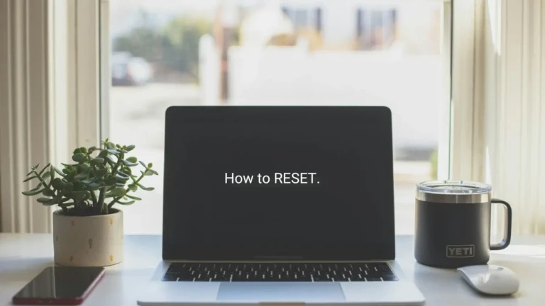 How to Reset MacBook Air Safely (A Step-by-Step Guide)