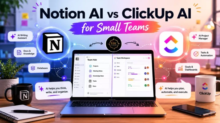Notion AI vs ClickUp AI for Small Teams: Which One Actually Helps You Work Smarter?