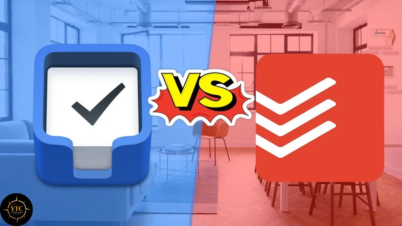 Comparison of app icons for a blue to-do list app with a checkmark and a red app with three checkmarks, with "VS" in the center.