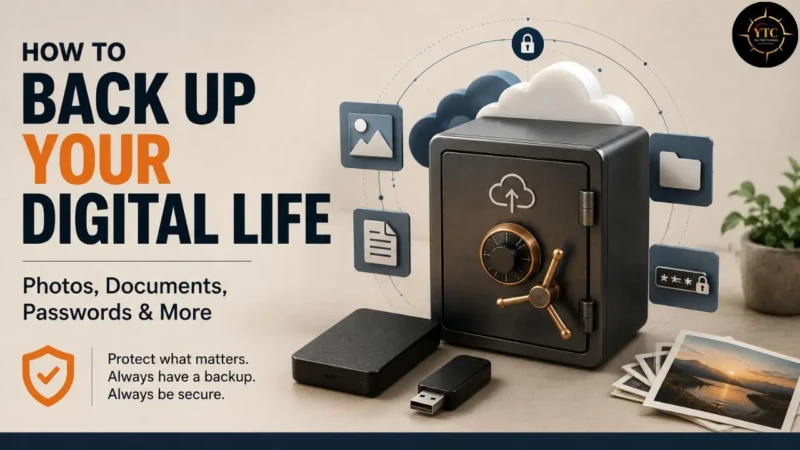 How to Back Up Your Digital Life: Photos, Documents, Passwords & More