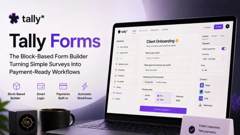 Tally Forms: The Block-Based Form Builder Turning Simple Surveys Into Payment-Ready Workflows
