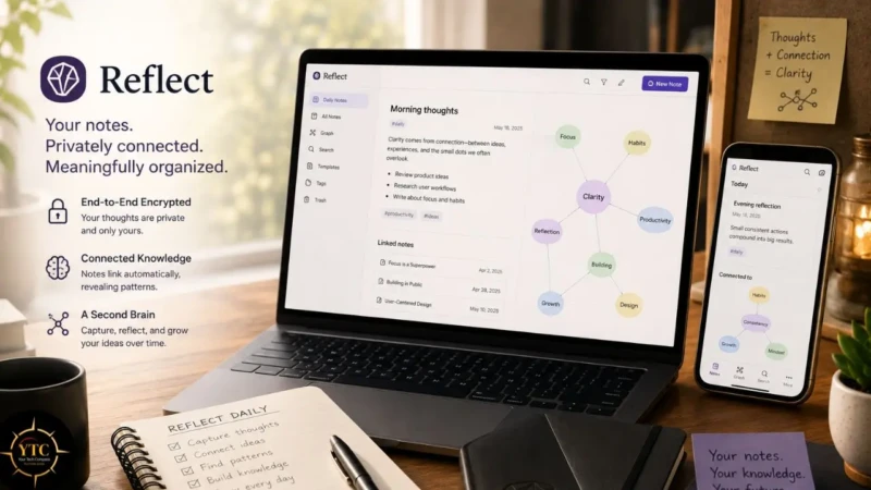 Reflect Notes: The End-to-End Encrypted Note-Taker Turning Daily Journals Into a Connected Knowledge Graph