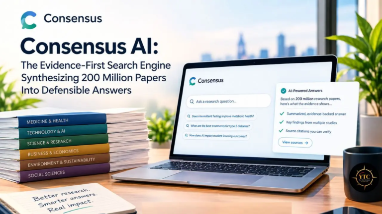 Consensus AI: The Evidence-First Search Engine Synthesizing 200 Million Papers Into Defensible Answers