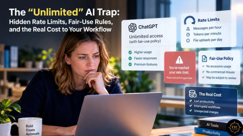The “Unlimited” AI Trap: Hidden Rate Limits, Fair-Use Rules, and the Real Cost to Your Workflow